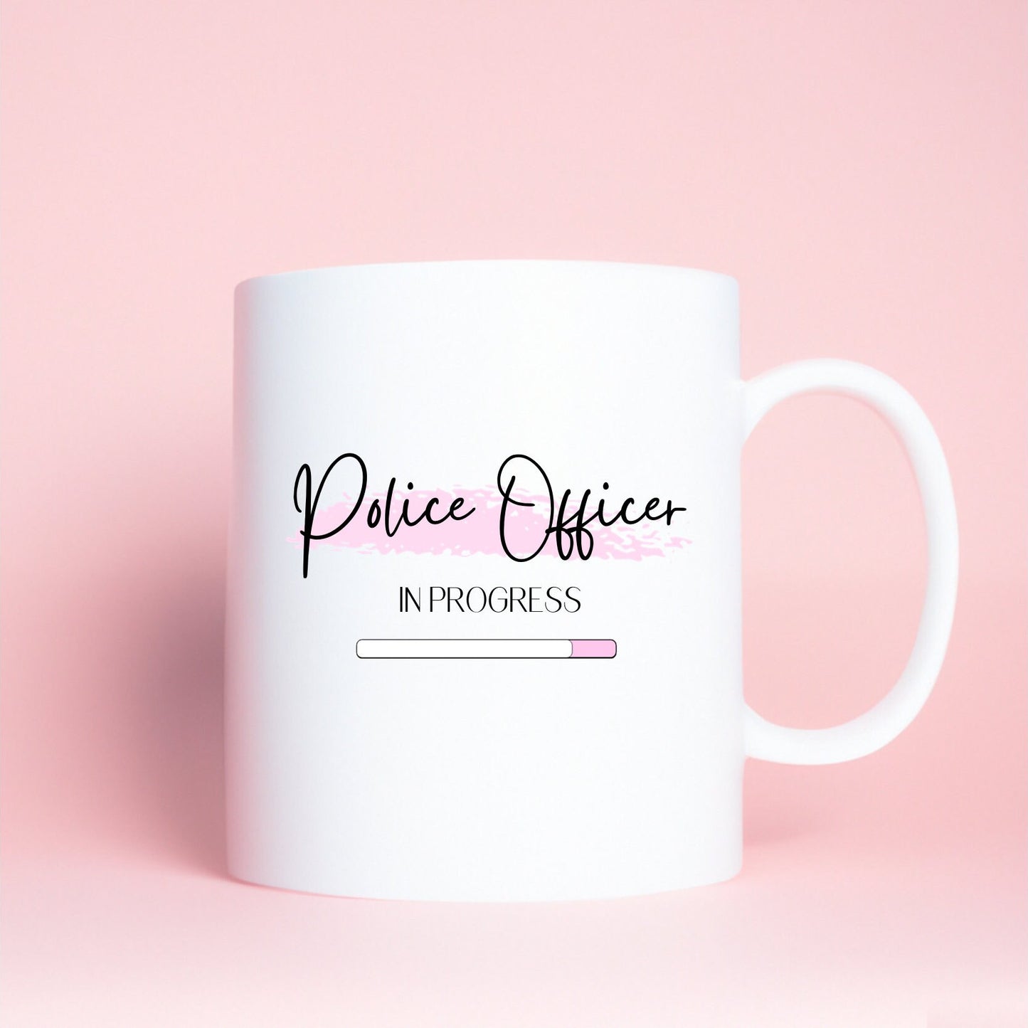 Police Officer in Progress Mug