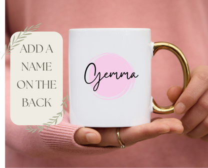 Doctor in Progress Mug with Gold Handle